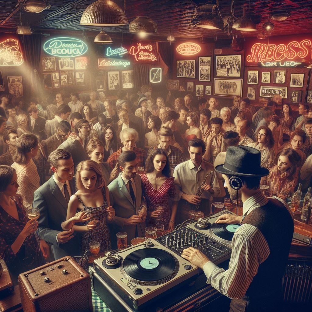 DJ set 80ies